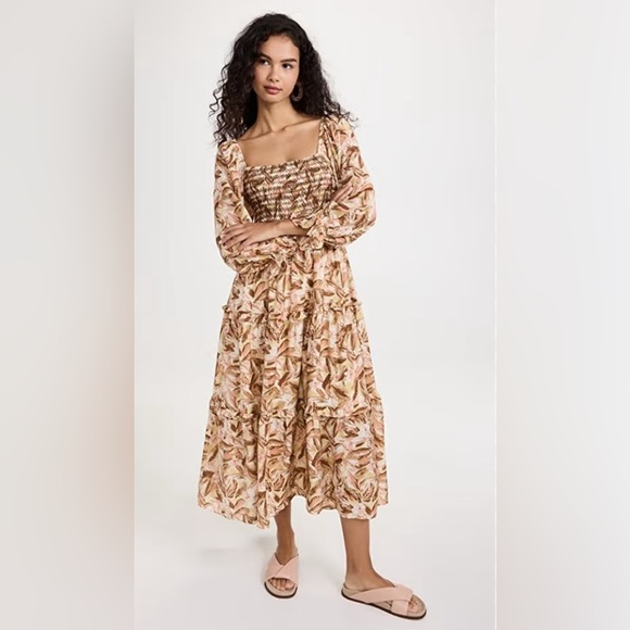 Moon river Floral Print Maxi Dress - Picture 1 of 4